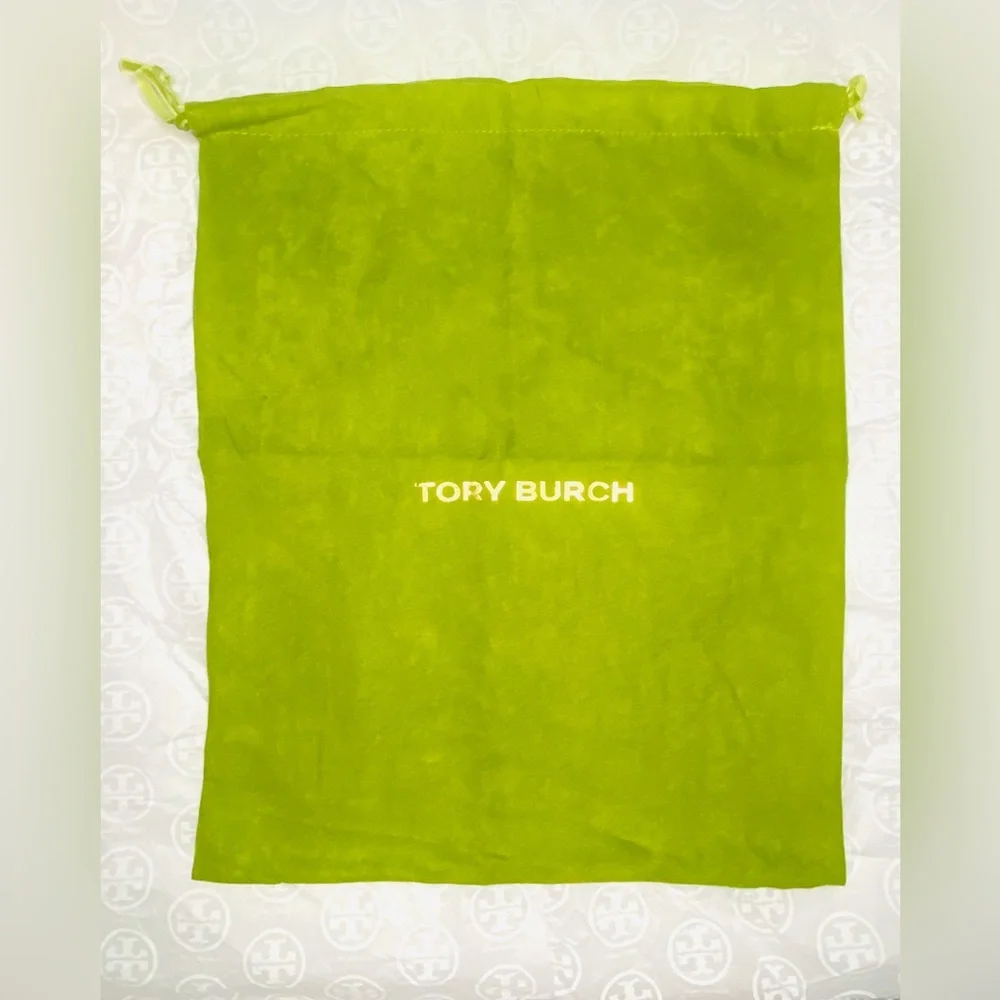 Tory Burch Lime Green Drawstring Dust Bag‎